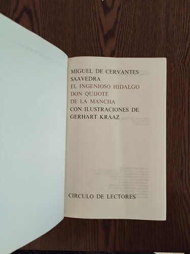 Quijote ilustrado por Gerhart Kraaz
