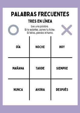 Palabras Frecuentes 8