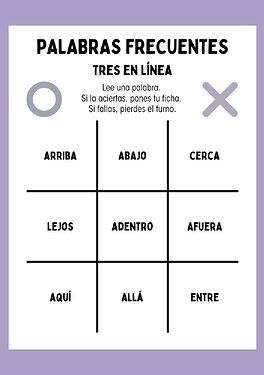 Palabras Frecuentes 10